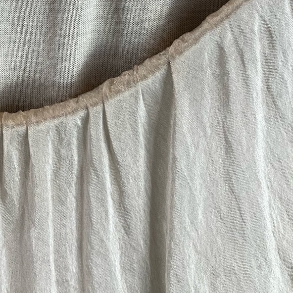 PIAZZA ROMA Made in Italy 100% Silk Blouse Sz XS Top Sheer Silk Overlay Summer - Picture 3 of 16